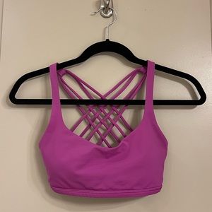 Pink Lululemon Free to be Wild 6